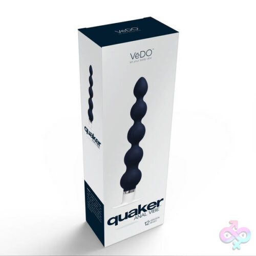 VeDO Sex Toys - Quaker Anal Vibe - Just Black