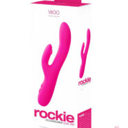 VeDO Sex Toys - Rockie Dual Rechargeable Vibe - Foxy Pink
