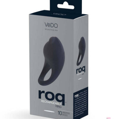 VeDO Sex Toys - Roq Rechargeable Ring - Just Black