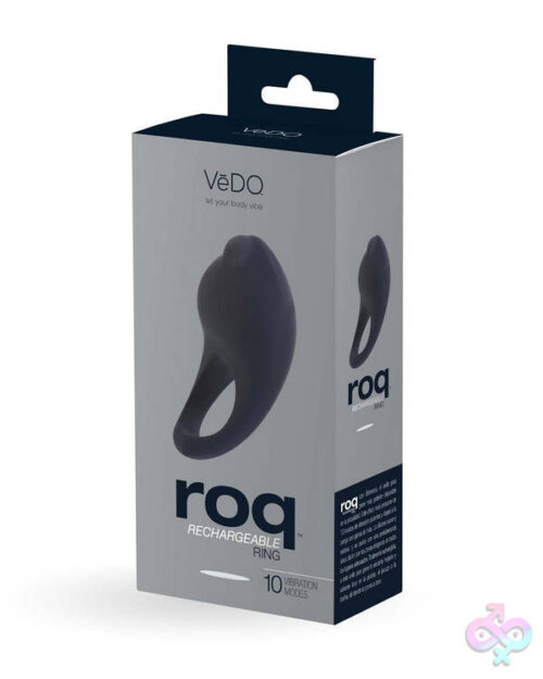 VeDO Sex Toys - Roq Rechargeable Ring - Just Black
