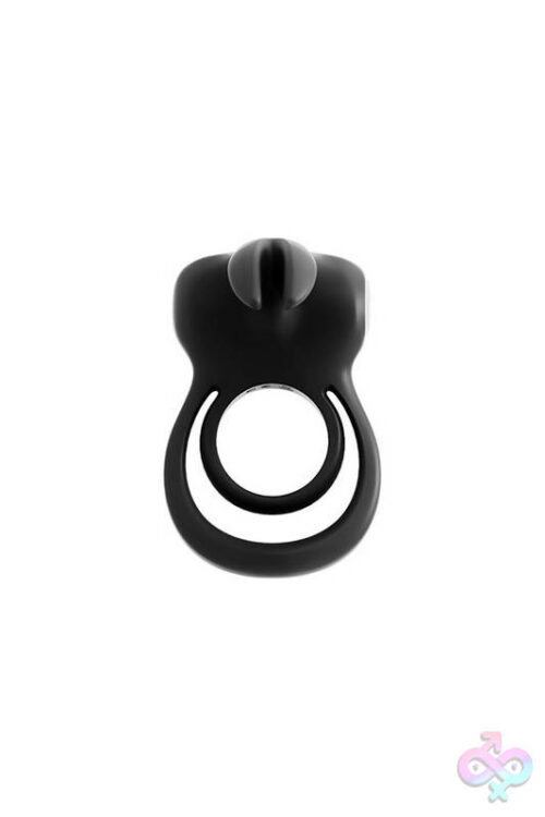 VeDO Sex Toys - Thunder Bunny Rechargeable Dual Ring - Black Pearl