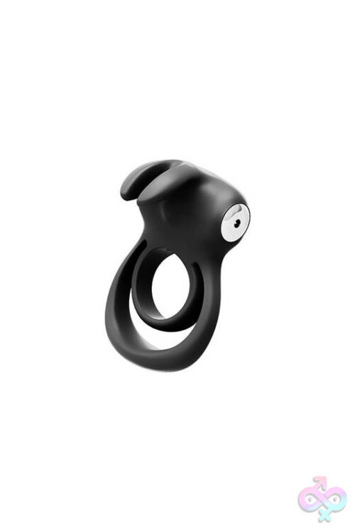 VeDO Sex Toys - Thunder Bunny Rechargeable Dual Ring - Black Pearl