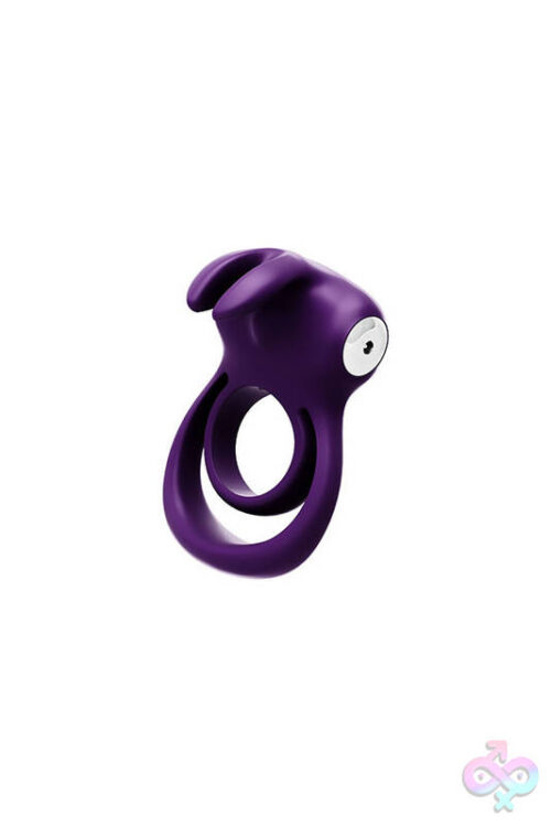 VeDO Sex Toys - Thunder Bunny Rechargeable Dual Ring - Perfectly Purple