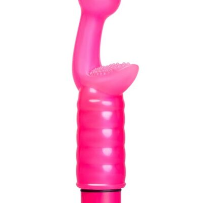pink rabbit kisser vibrator VibeFantasy G-Spot Kisser in pink