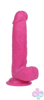 Real Skin Mr. Pink 7.5" Dual Layer Dildo - Image 8