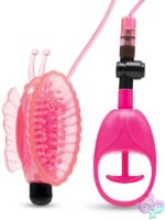 Vibrating Butterfly Pussy Pump with Quick Release – Pink - Image 2