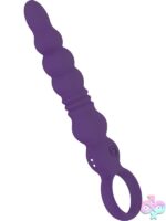 Vibrating Buttfuc Thrusting Anal Wand Purple - Image 3