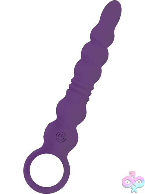 Vibrating Buttfuc Thrusting Anal Wand Purple - Image 4