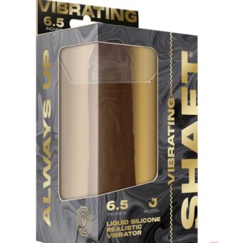 Realistic Vibrating Silicone Dildo With Suction Cup Base In Oak By Shaft
