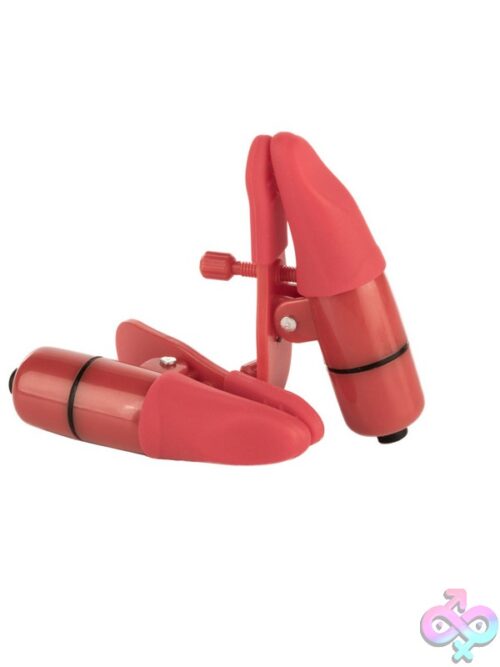 Vibrating Nipple Clamps Red - Image 2