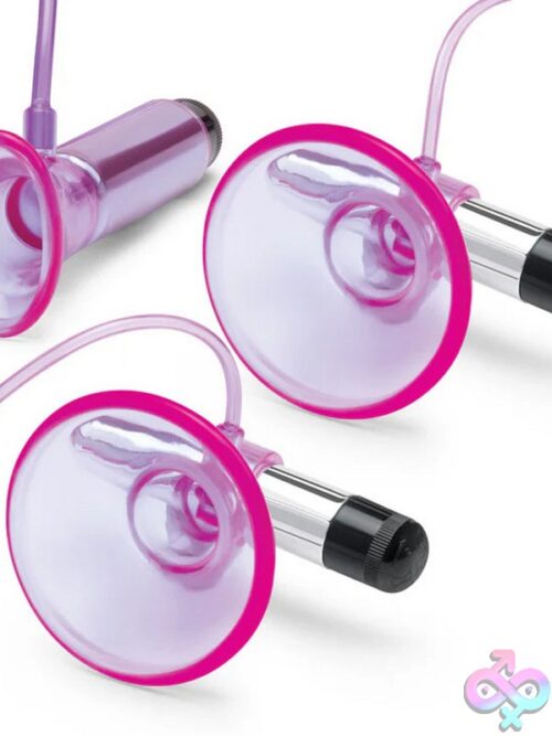 Vibrating Nipple Suckers With Clitoral Pump &Amp; Quick Release – Purple - Image 3