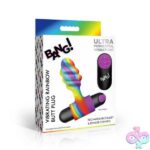 Vibrating Rainbow Butt Plug