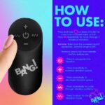 Vibrating Rainbow Butt Plug - Image 3