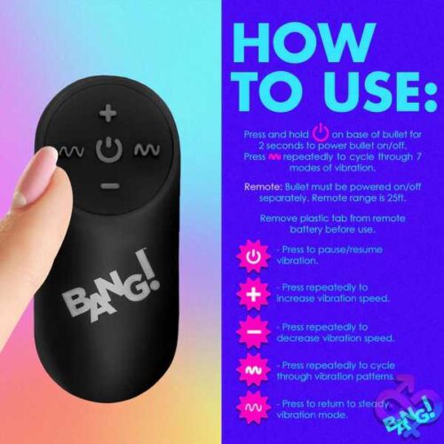 Vibrating Rainbow Butt Plug - Image 3