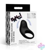 Vibrating Silicone Cock Ring - Black