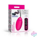 Vibrating Silicone Egg With Digital Remote - Pink