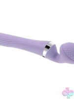 Vibrato Dual-Ended Wand Vibrator in Purple by Playboy Pleasure - Image 3