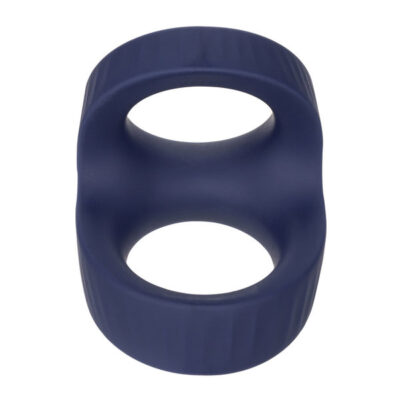 Viceroy Max Dual Ring cock and ball ring by CalExotics in blue