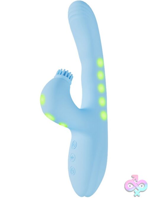 Vive Andria G-Spot Vibrating And Tap Clit Stimulator Blue - Image 3