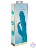 Vive Mimi Rabbit triple motor vibrator in pink on a soft neutral background