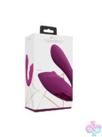 Vive Yuki dual G-spot vibrator with rolling beads in pink medical-grade silicone by Shots Toys