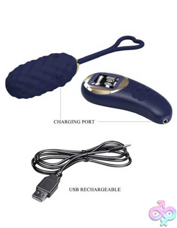 Discreet-Toys-Vivian-Remote-Control-Vibrating-Egg-Blue-Bi-300027W-Led Vivian Remote Control Vibrating Egg - Image 1