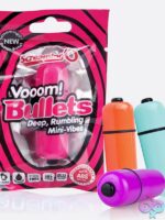 Tangerine compact bullet vibrator with rumbling motor by Screaming O
