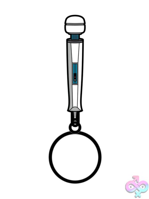 Wand Key Chain In Black By Wood Rocket - Image 2