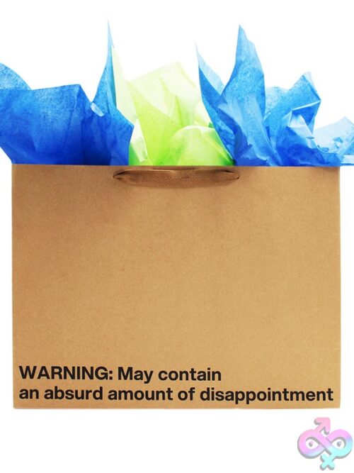 Warning: May Contain Disappointment Large Gift Bag - Image 2