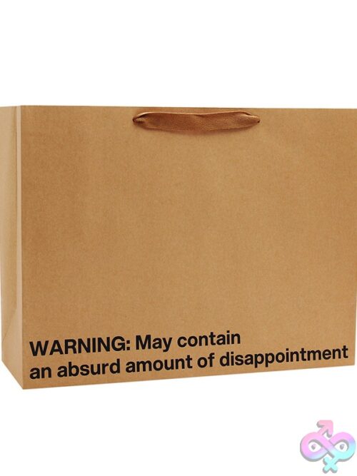 Warning: May Contain Disappointment Large Gift Bag - Image 3