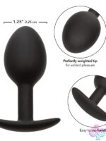 Weighted Silicone Plug – Black - Image 3