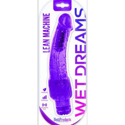 Soft purple phthalate-free TPE variable-speed vibrator by Hott Products