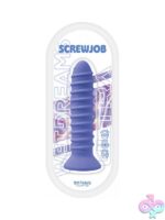 Blue body-safe silicone and ABS rechargeable vibrator by Hott Products