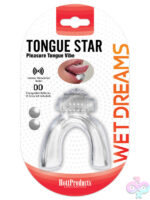 Wet Dreams Tongue Star tongue vibrator by Hott Products in blue