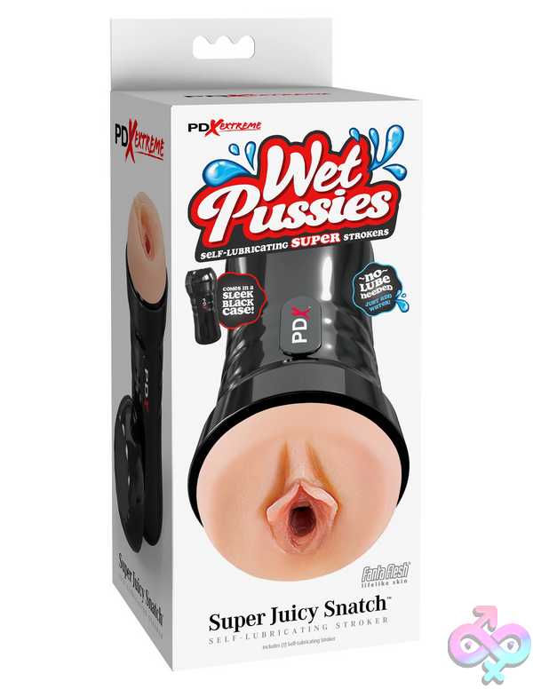 Discreet-Toys-Wet-Pussies-Super-Juicy-Snatch-Self-Lubricating-Stroker-Light-Pdrd44121 Wet Pussies - Super Juicy Snatch Self-Lubricating Stroker - Image 1