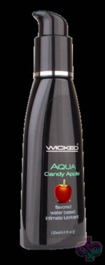 Aqua Candy Apple Flavored Water Based Intimate Lubricant by Wicked Sensual Care
