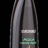 Wicked Sensual Care Sex Toys - Aqua Candy Apple Flavored Water-Based Lubricant 2 Oz.