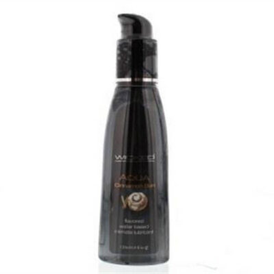 Cinnamon flavored lubricant Wicked Sensual Care Aqua Cinnamon Bun Water-Based Lubricant 4 oz