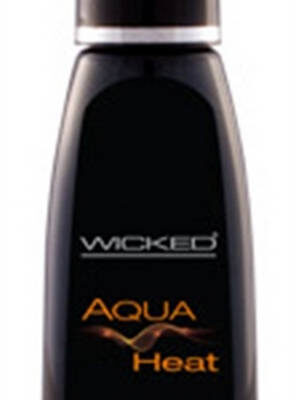 Warming water based lube Aqua Heat 2oz by Wicked Sensual Care — body-safe warming lubricant