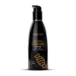 Aqua Salted Caramel Flavored Water Based Intimate Lubricant by Wicked Sensual Care