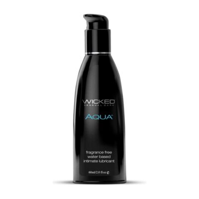 Aqua Water Based Lubricant by Wicked Sensual Care — fragrance-free, aloe-enriched personal lubricant