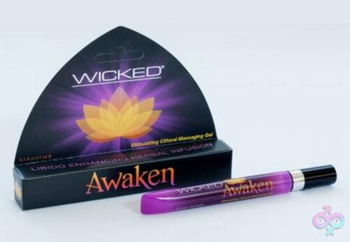 Wicked Sensual Care Sex Toys - Awaken - Stimulating Clitoral Massaging Gel - 0.3 Fl. Oz. / 8.6ml