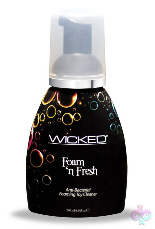 Wicked Sensual Care Sex Toys - Foam N Fresh Anti-Bacterial Foaming Toy Cleaner - 8 Fl. Oz / 240 ml