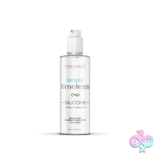 Discreet-Toys-Wicked-Sensual-Care-Simply-Timeless-Silicone-Based-4-Oz-Ws-91310 Simply Timeless - Silicone Based 4 Oz - Image 1
