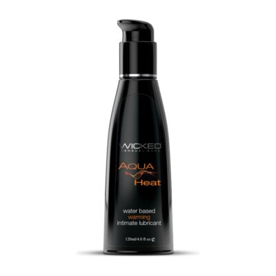 Wicked Aqua Heat Water-Based Warming Lubricant by Wicked Sensual Care pump bottle
