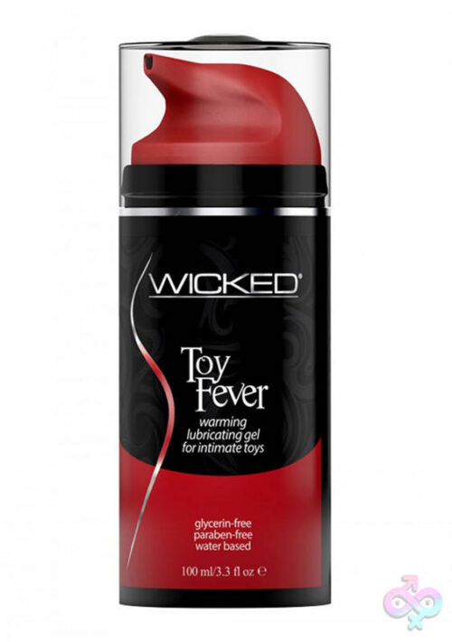 Wicked Sensual Care Sex Toys - Wicked Toy Fever Warming Lubricating Gel Water Based for Intimate Toys 3.3 Ounce