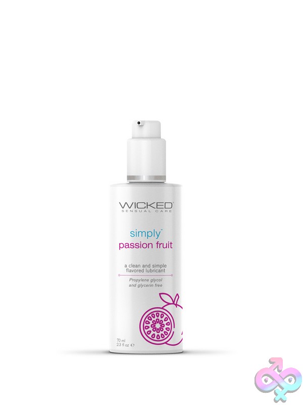Discreet-Toys-Wicked-Simply-Passion-Fruit-2-Oz-Nu-Wn91122 Wicked Simply Passion Fruit Flavored Water-Based Lubricant 2 Oz Clear Bottle By Wicked Sensual Care