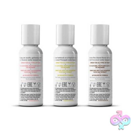 Wicked Simply Tropical Trio 1Oz Travel Size Flavored Lubes - Image 3