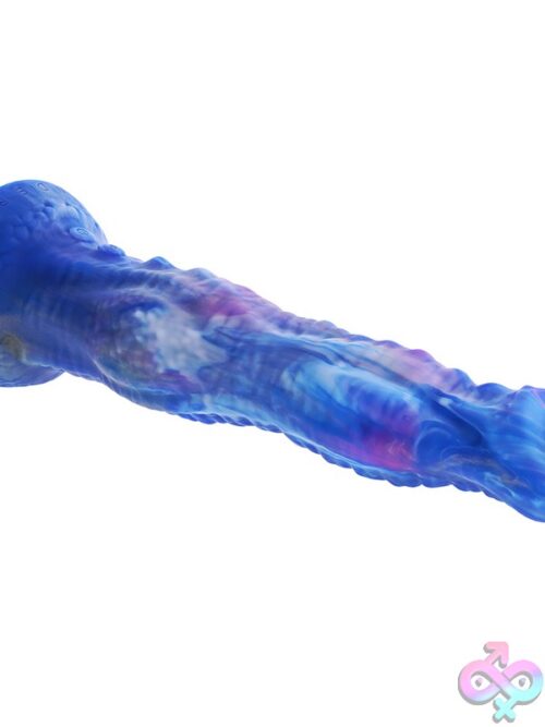 Wildest Dreams Galaxy Thrusting Vibrator In Blue - Image 3