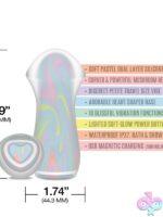 Winx Zoom Shroom Squishy Silicone Vibrator – Clear - Image 2